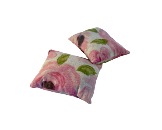 Pink Floral Snuggle Hand Warmer Set