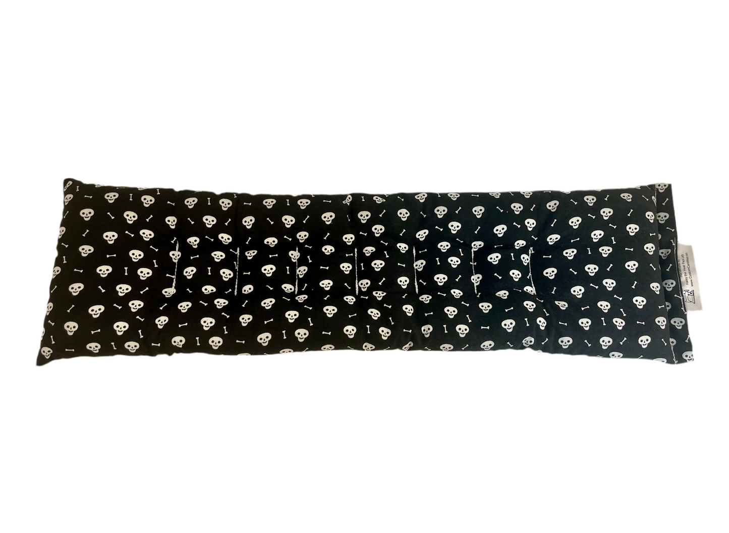 Small Skulls and Bone on Black Neck & Body Wrap