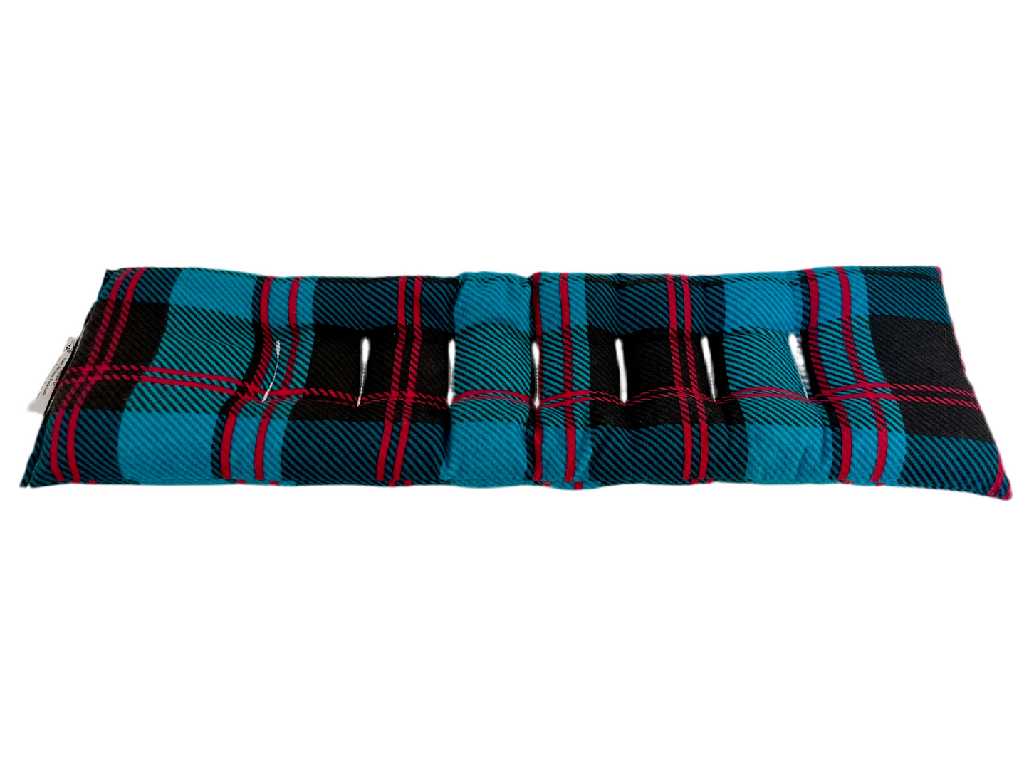 Teal and Pink Plaid Snuggle Neck & Body Wrap