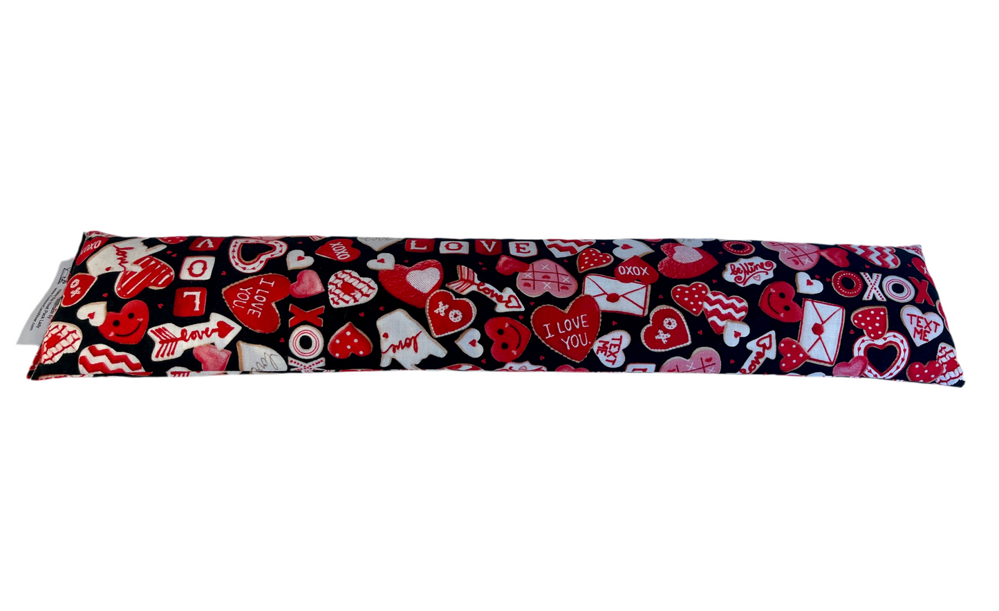 Valentine Hearts Tube Style Bed Buddy