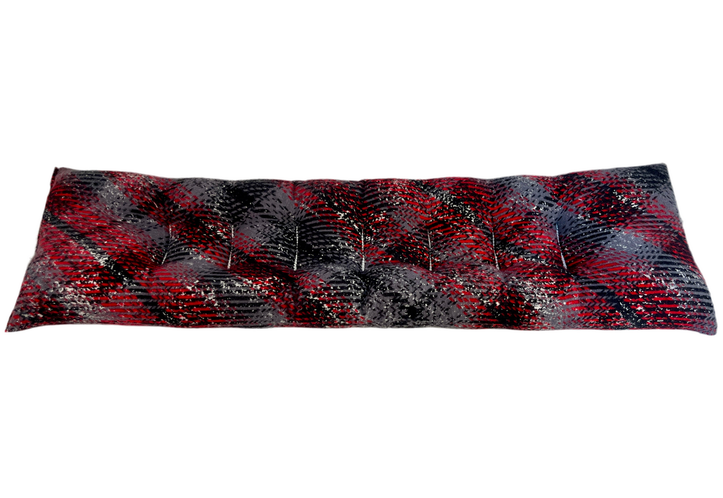 Red and Gray Plaid Snuggle Neck & Body Wrap