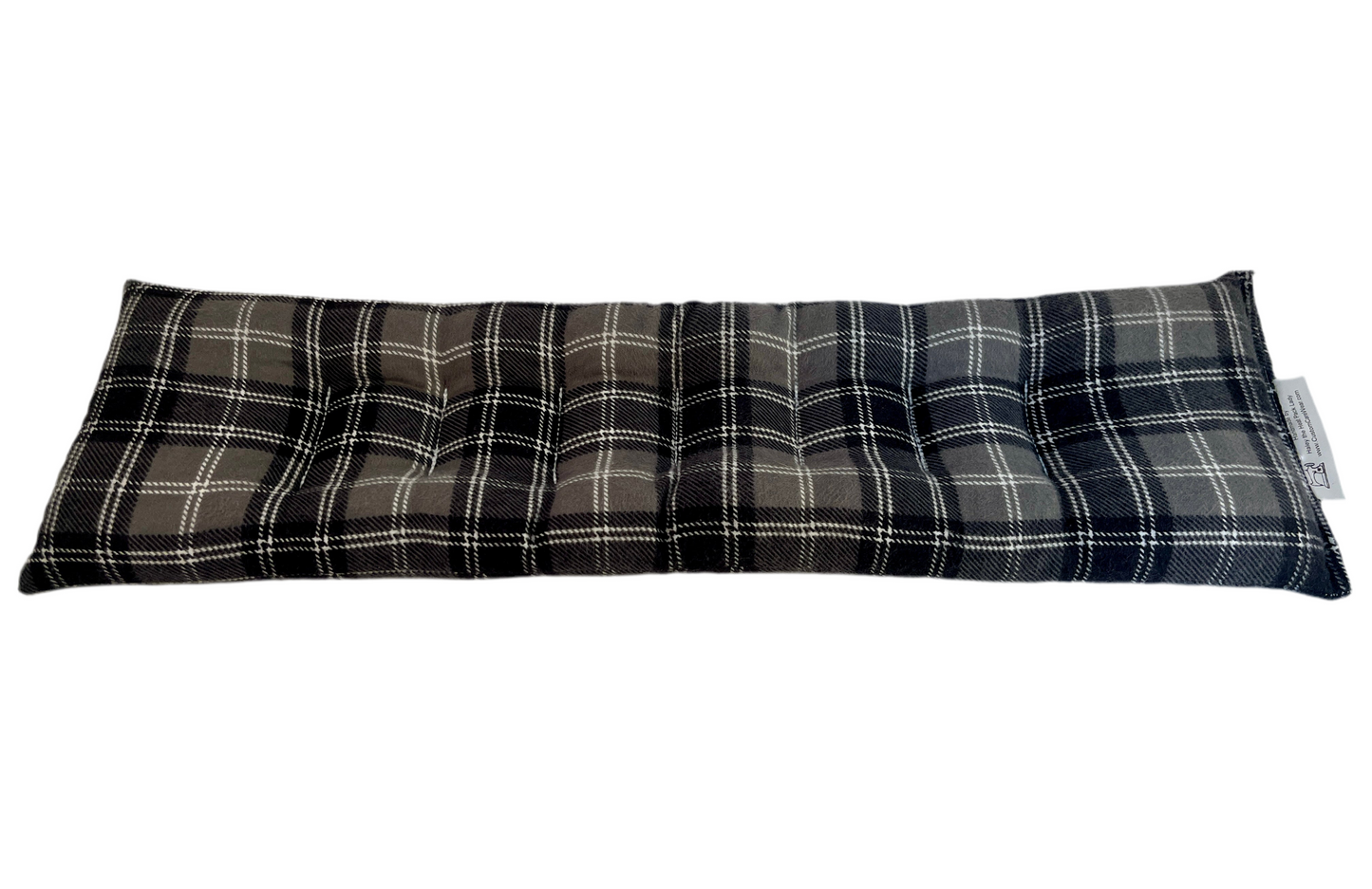 Gray and Black Plaid Snuggle Neck & Body Wrap