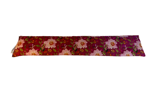 Mauve Floral Tube Style Bed Buddy