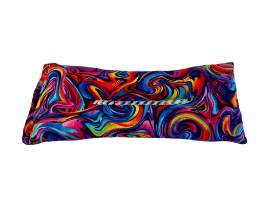 Rich Rainbow Psychedelic Weighted Eye Pillow
