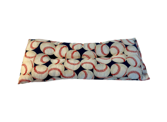 Baseballs Weighted Eye Pillow