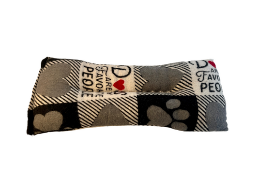 Dogs are my Favorite People Snuggle Weighted Eye Pillow