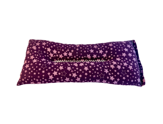 Purple Stars Weighted Eye Pillow