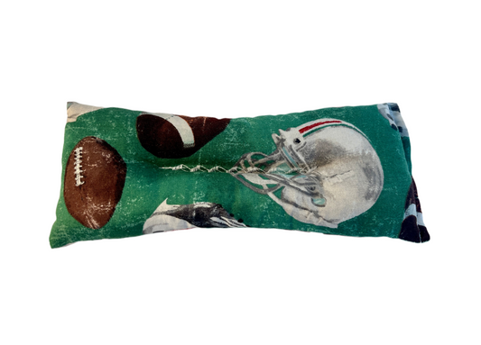 Football and Helmet Weighted Eye Pillow