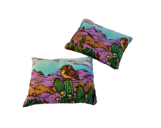 Desert Owls and Cacti Hand Warmer Set