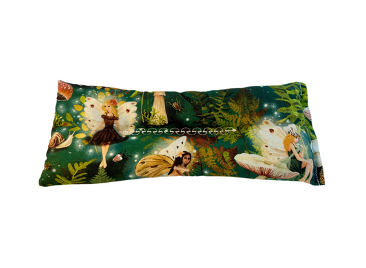 Magic Fairy Mushroom Garden Weighted Eye Pillow