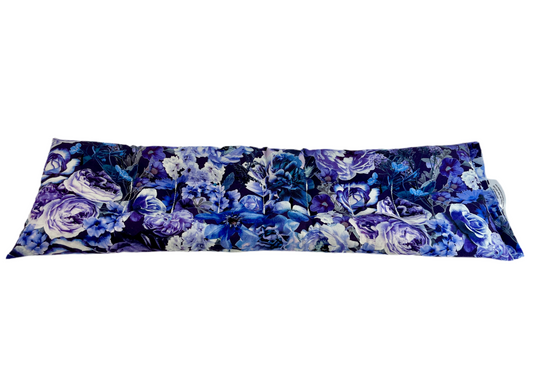 Vibrant Purple and Blue Floral Neck & Body Wrap