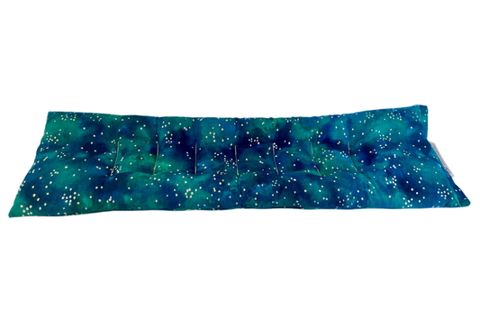 Blue Green with White Dots Neck & Body Wrap