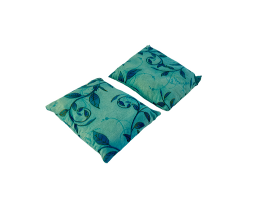 Leaves on Light Blue Hand Warmer Set