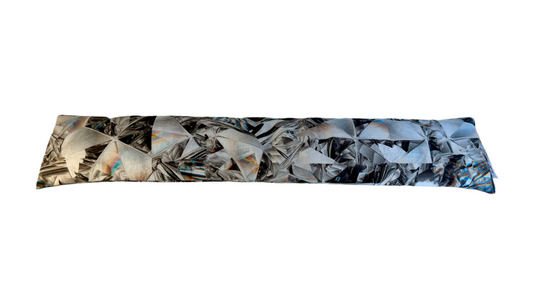 White Kaleidoscope Tube Style Bed Buddy