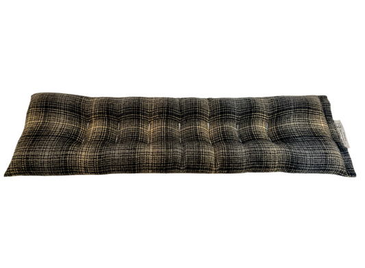 Beige and Black Plaid Snuggle Neck & Body Wrap