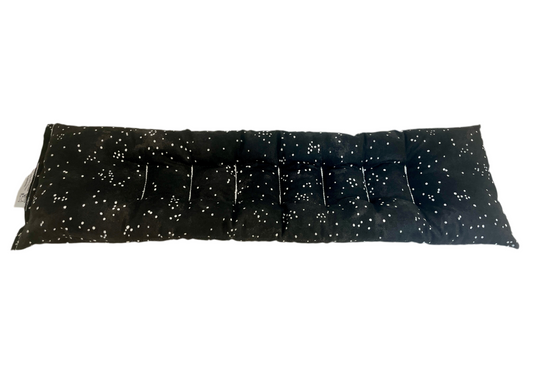 Black with White Dots Neck & Body Wrap