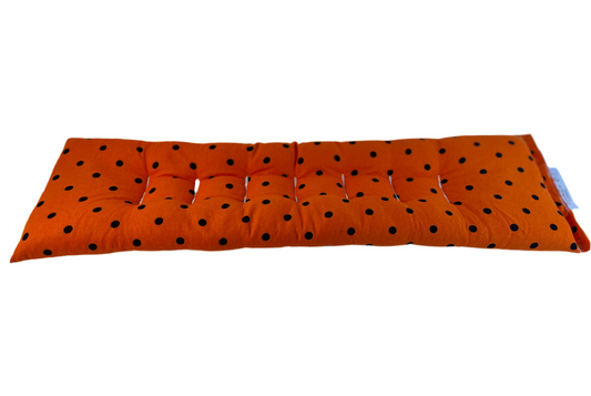 Orange with Black Polka Dots Neck & Body Wrap