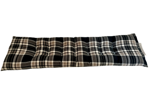 Black & White Plaid Snuggle Neck & Body Wrap