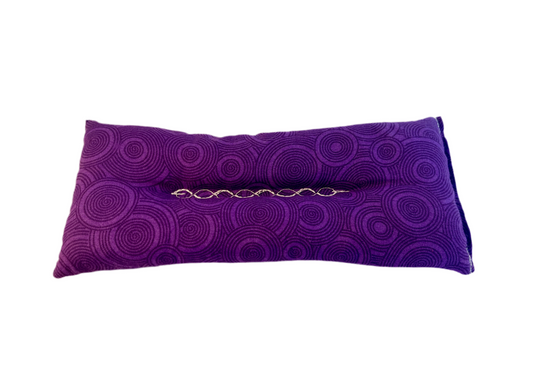 Purple Circles Weighted Eye Pillow
