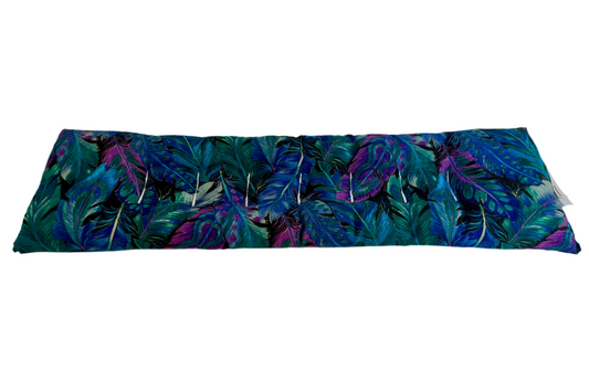 Vibrant Blue, Green and Purple Feathers Neck & Body Wrap