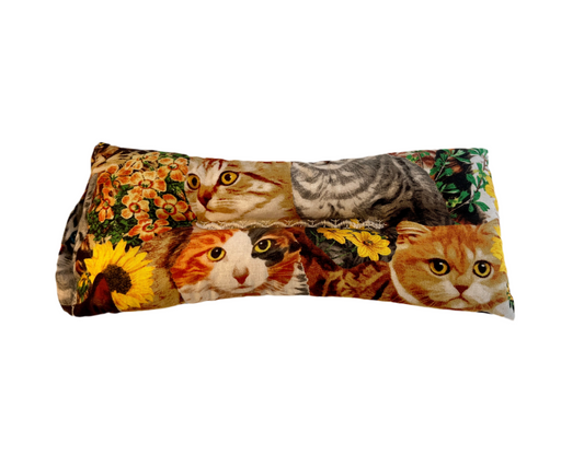 Sunflower Kittie Weighted Eye Pillow