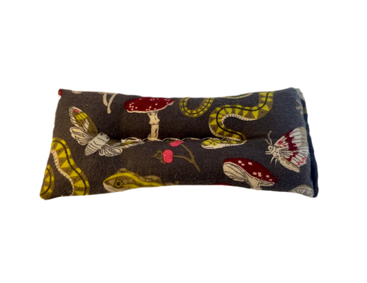 Snakes, Moths and Mushrooms Snuggle Weighted Eye Pillow