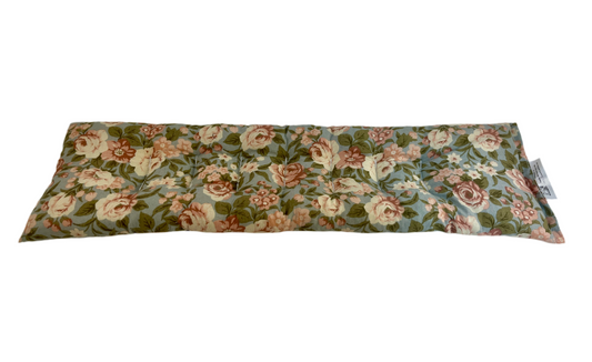 Pink Roses on Green Neck & Body Wrap