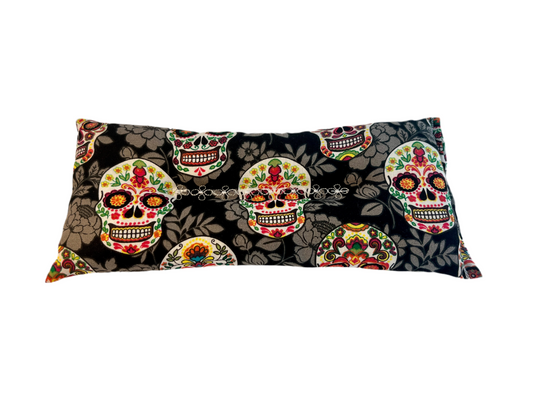 Candy Skulls Weighted Eye Pillow