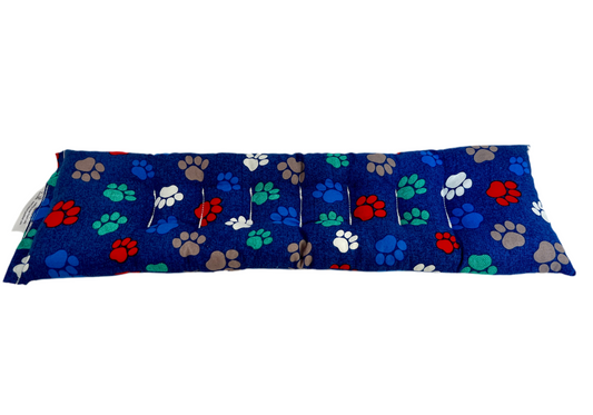 Paw Prints on Blue Neck & Body Wrap