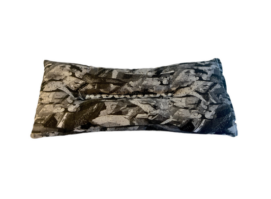 Gray Abstract Tire Weighted Eye Pillow