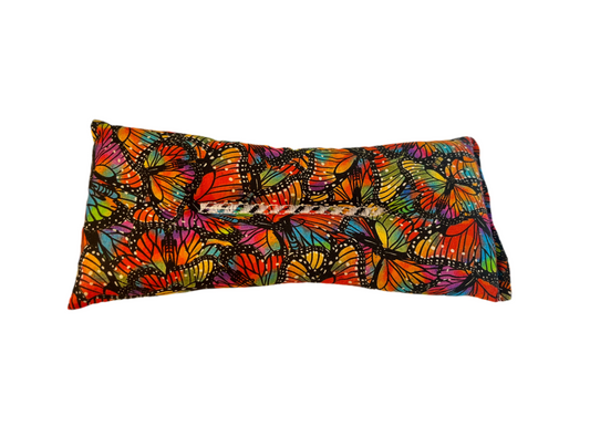 Rainbow Monarch Butterflies Weighted Eye Pillow