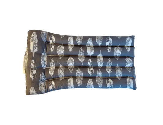 Gray Feathers Waistband Wearable