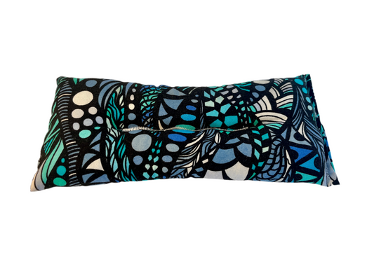 Blue Zen TangleWeighted Eye Pillow