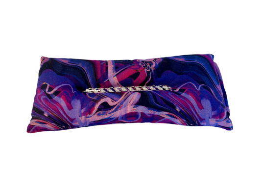 Purple Swirl Weighted Eye Pillow