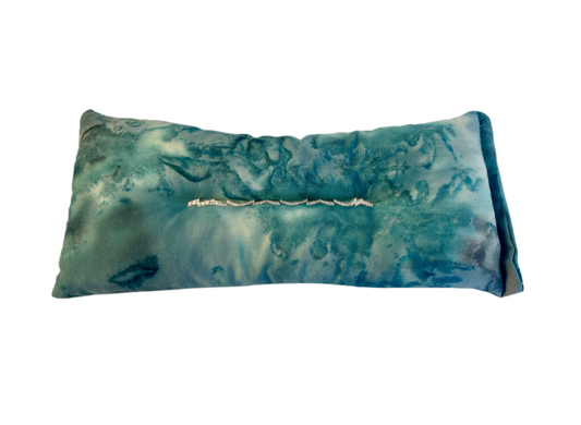 Teal Tye Dye Weighted Eye Pillow