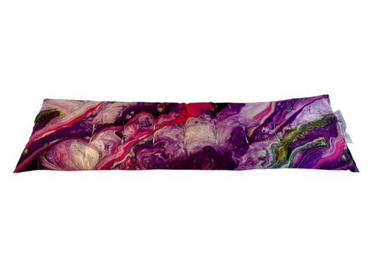 Purple and Green Geode Agate Neck & Body Wrap