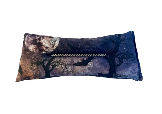 Bats Under the Moon Weighted Eye Pillow