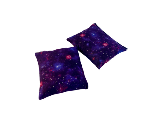 Starry Purple Galaxy Hand Warmer Set