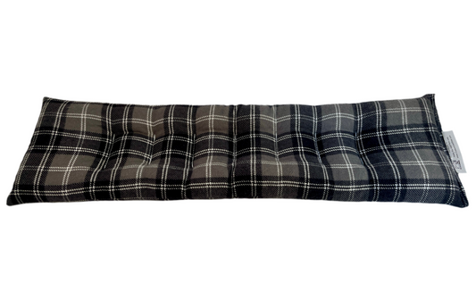 Gray and Black Plaid Snuggle Neck & Body Wrap