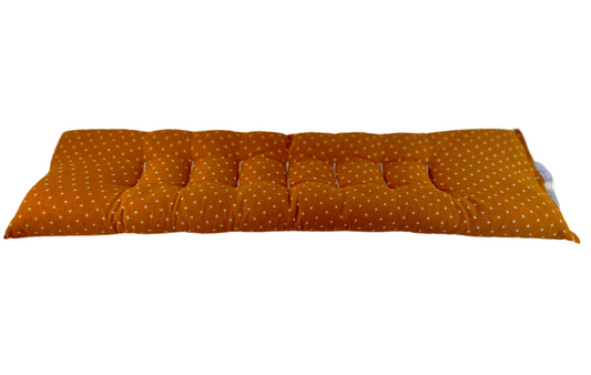 Deep Yellow with White Dots Neck & Body Wrap