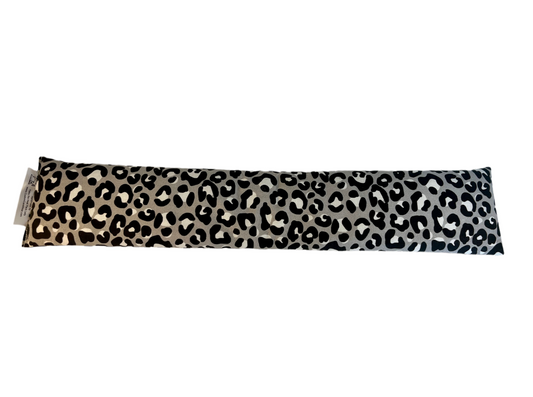 White Leopard Tube Style Bed Buddy