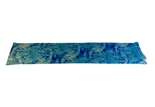 Swirly Blues Tube Style Bed Buddy