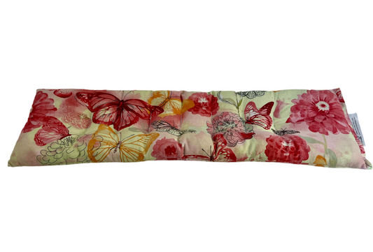 Yellow and Pink Floral Butterflies Neck & Body Wrap