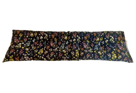 Wildflower Bunches on Navy Neck & Body Wrap