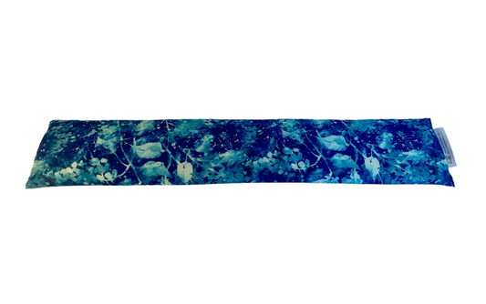 Icy Blue Leaves Tube Style Bed Buddy