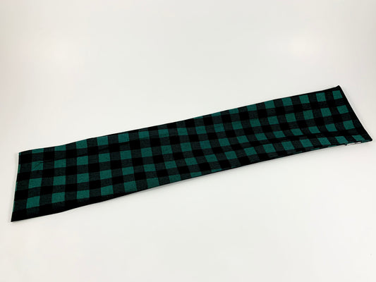 Green and Black Flannel Standard Sized Heat Pack