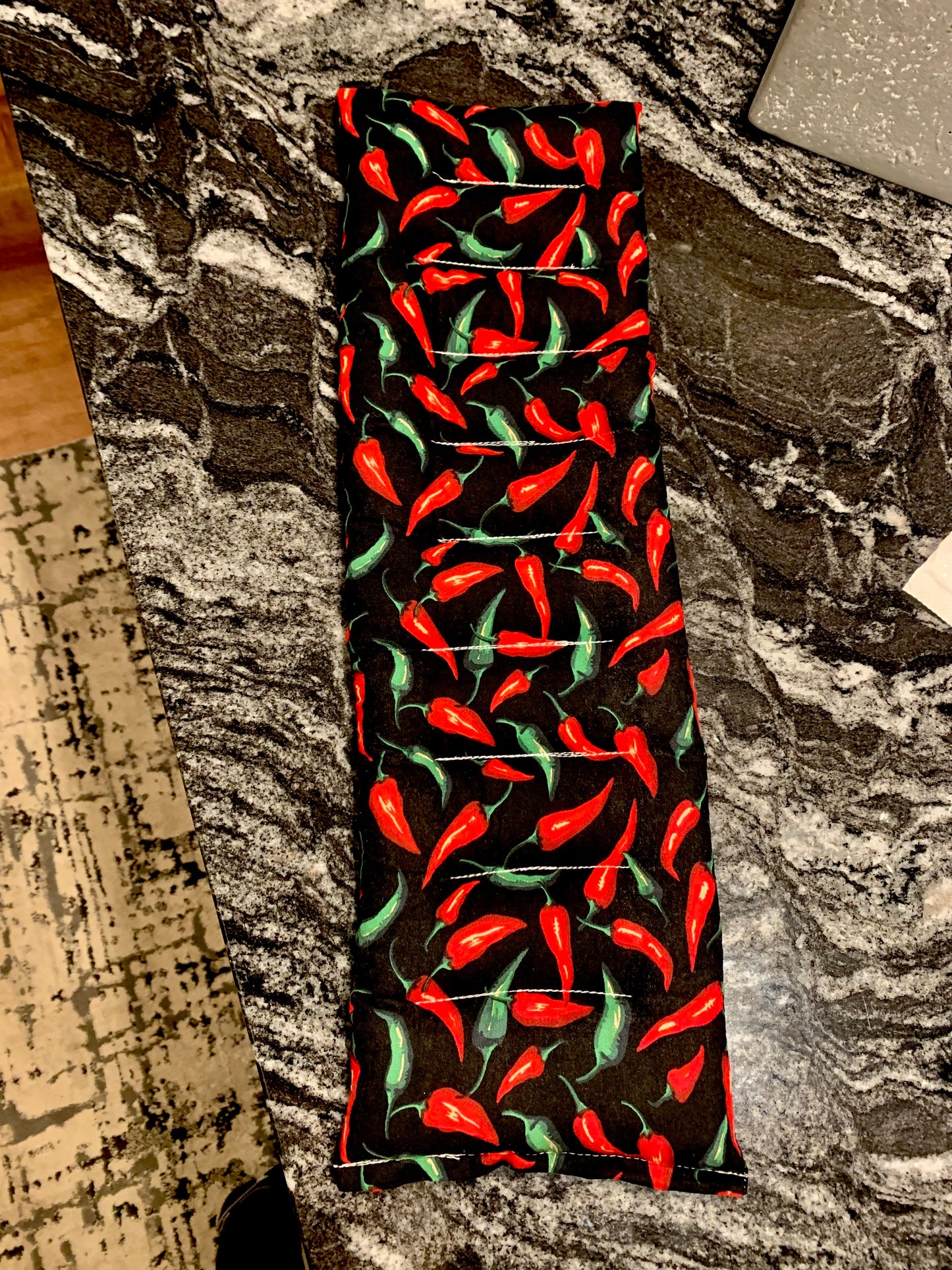 Red & Green Chili Peppers Giant Neck Wrap