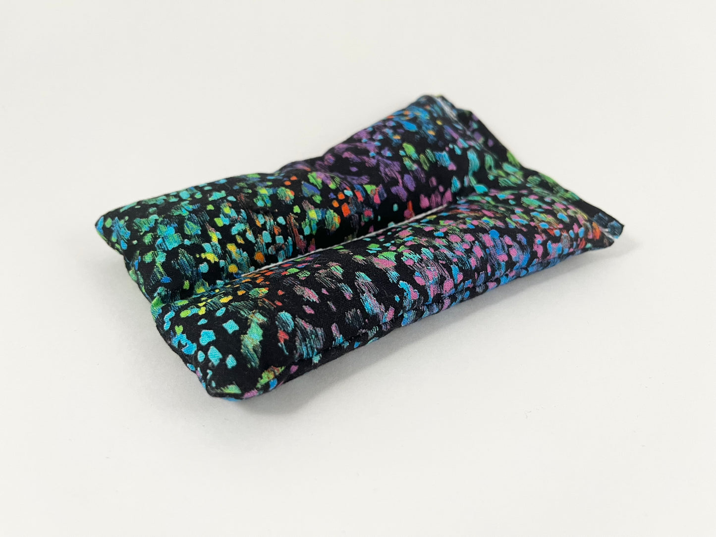 Confetti on Black Weighted Eye Pillow