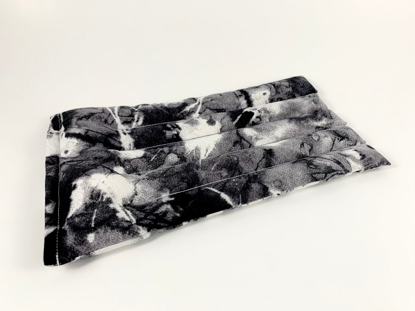 Black & White Marble Waistband Wearable Heat and Ice Pack
