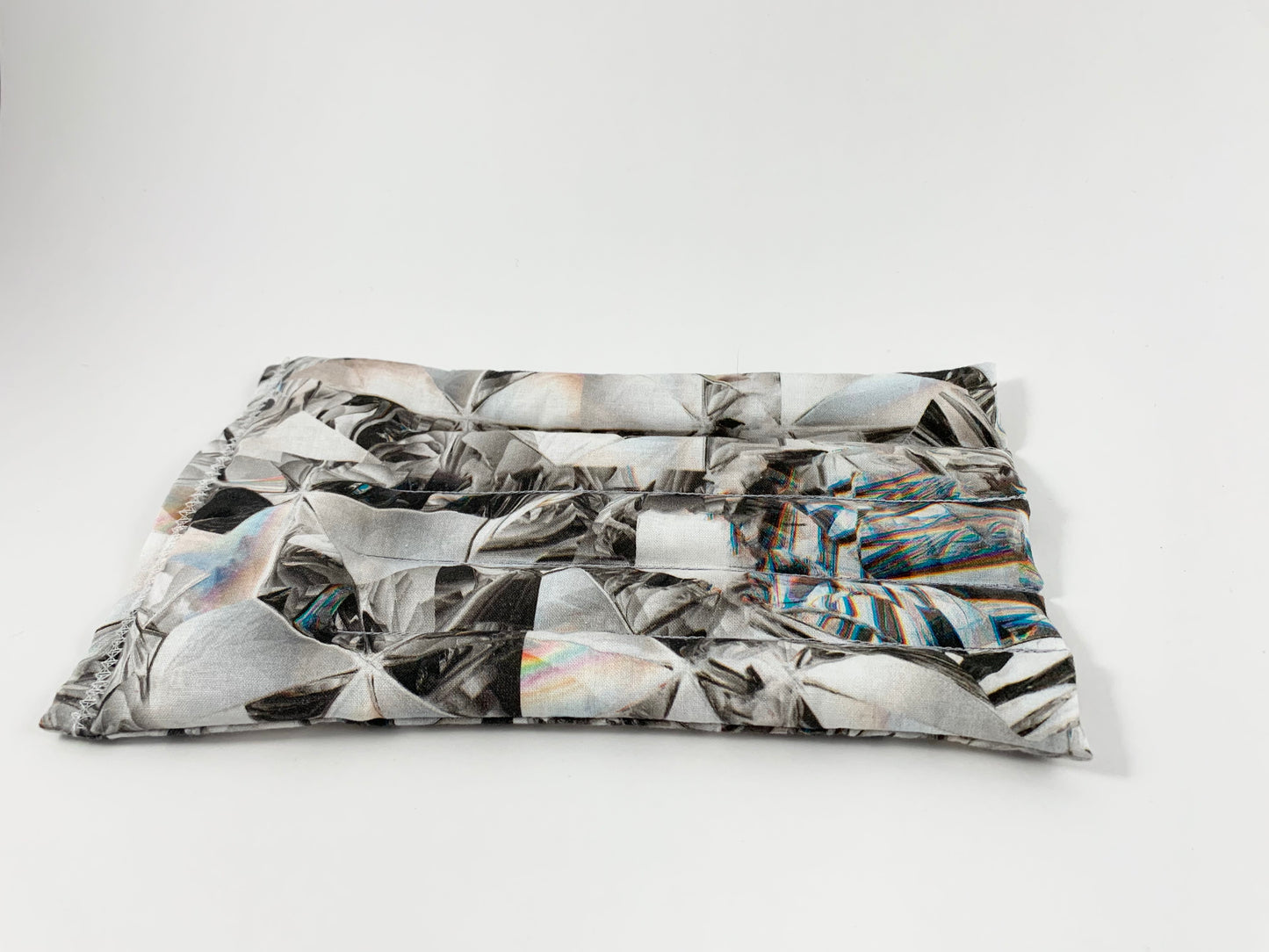 White Kaleidoscope Waistband Wearable Heat Pack and Ice Pack